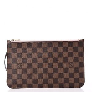 LOUIS VUITTON Damier Ebene Neverfull MM Pochette